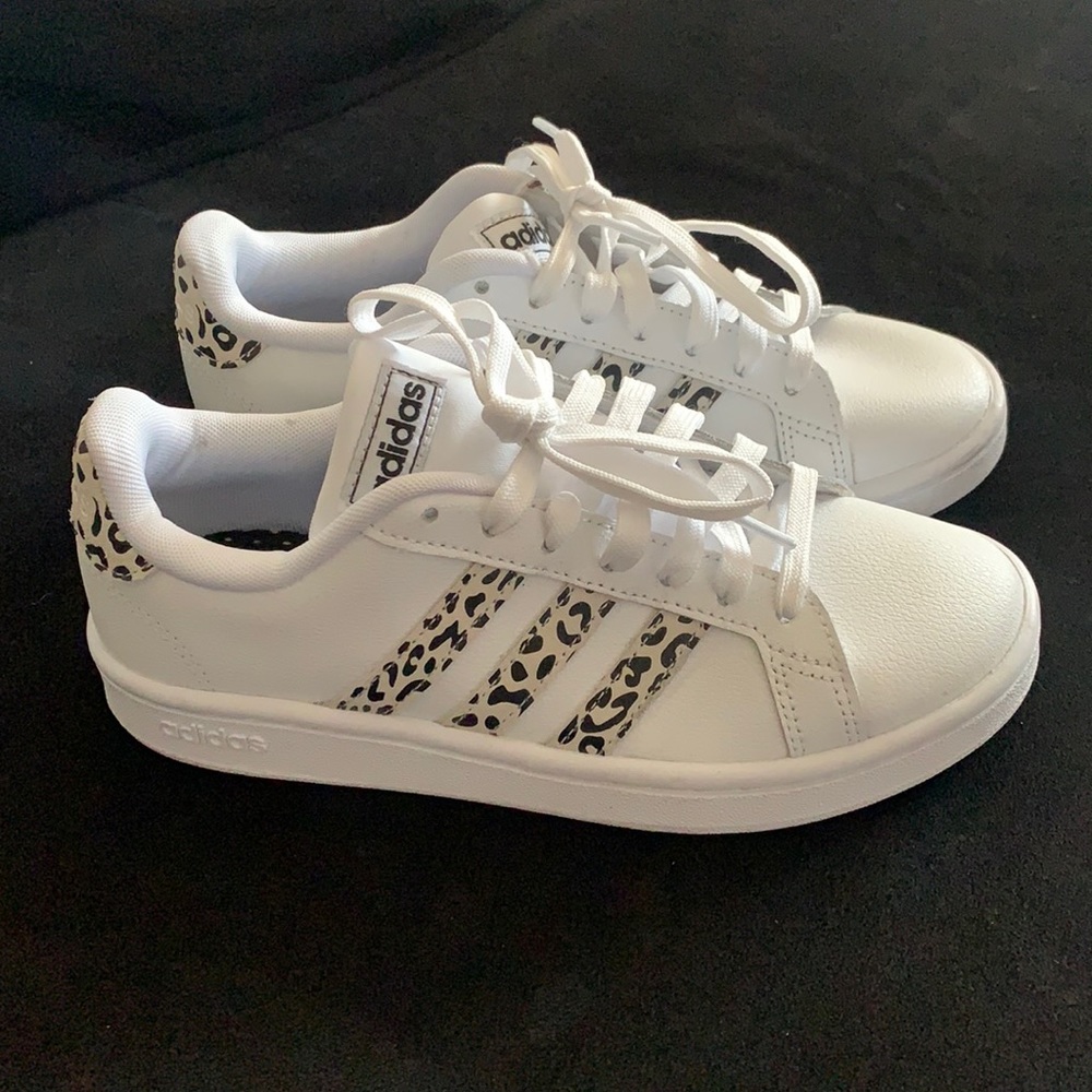 Adidas Leopard Print tennis shoes